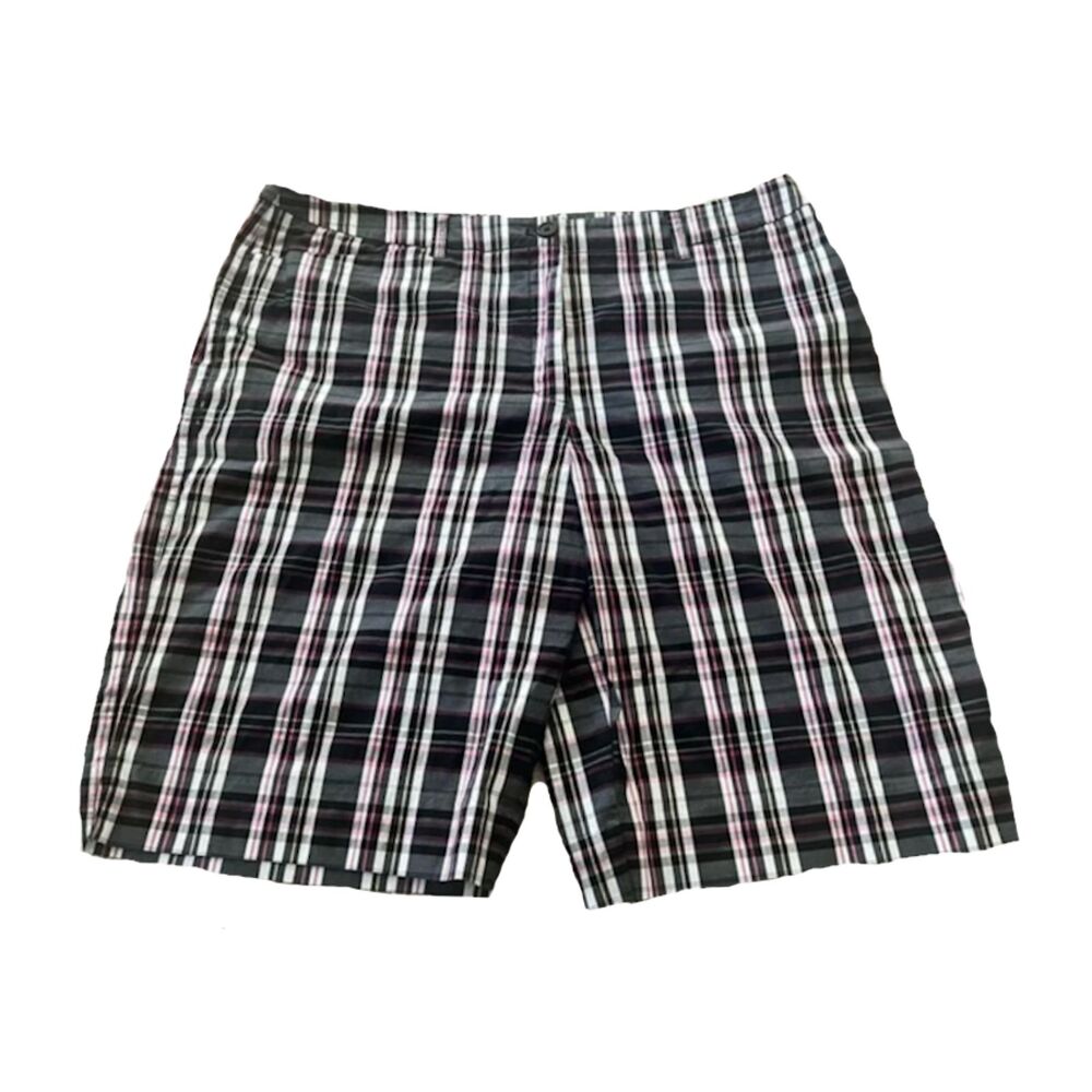 Anne Klein Sport Womens Black and Pink Stretch Golf Shorts Size 12